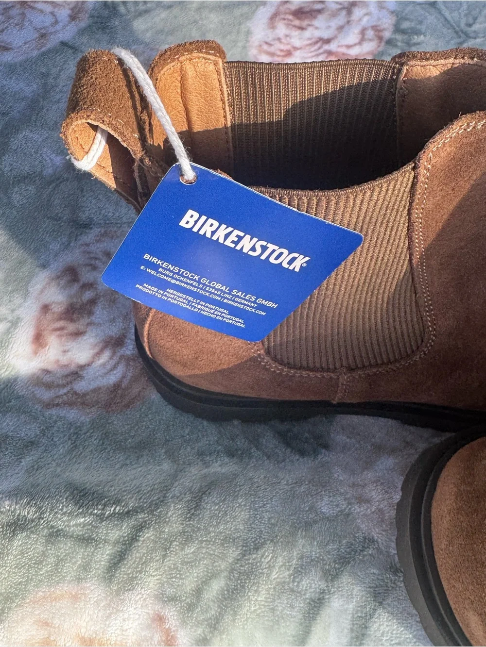 NWT Birkenstock Highwood Brown Suede Chelsea Boots EU 41 Narrow